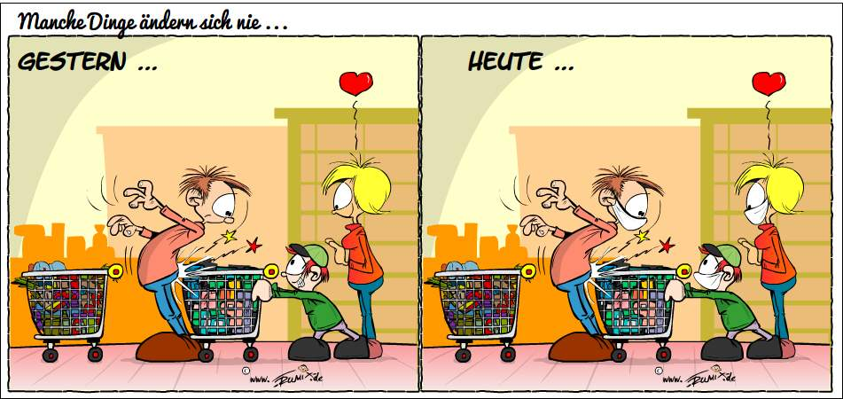 Cartoon: Corona: Manche Dinge ändern sich nie ... 1