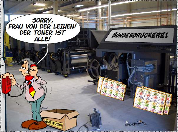 Cartoon: Globale Abhängigkeiten halt ... 1