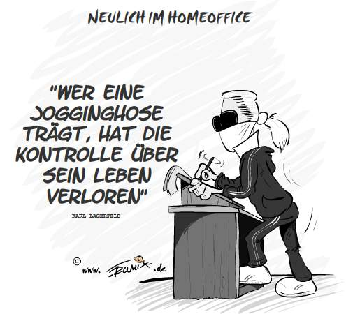 Cartoon: Neulich im Homeoffice 1
