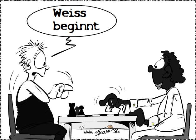 Cartoon: SchwarzWeiss ... 1