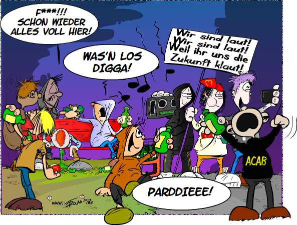 Cartoon: Wir sind laut ... 1