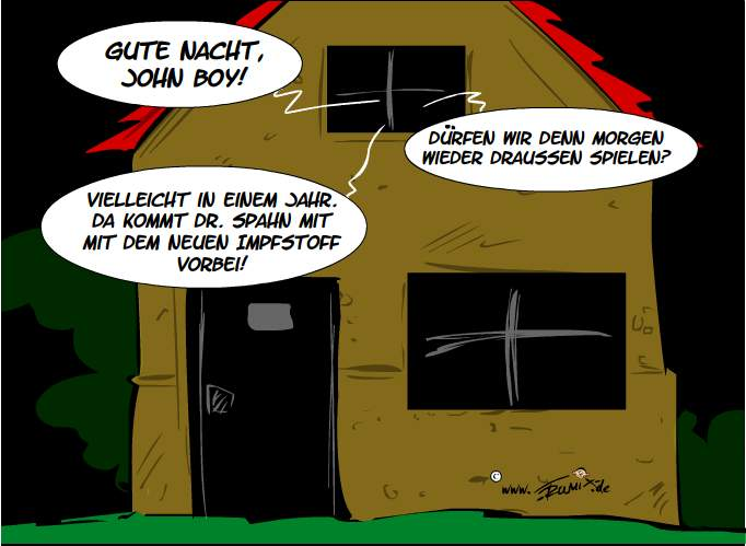 Cartoon: Corona: Impfstoff 1