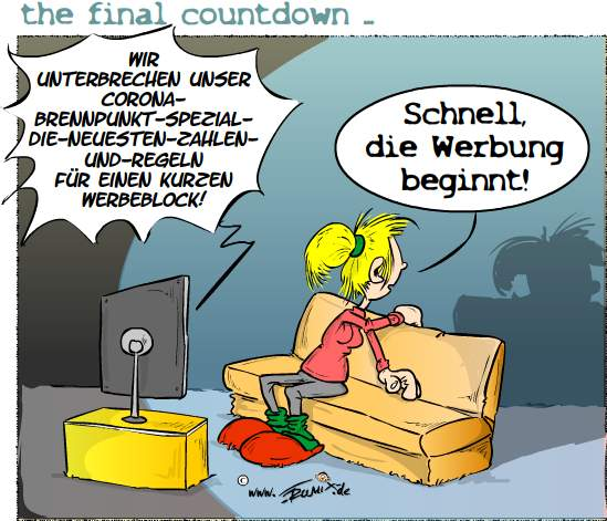 Cartoon: Endspurt 1