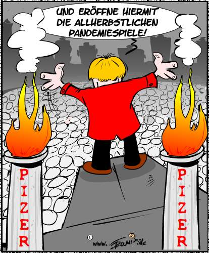 Cartoon: Die Spiele sind eröffnet 1