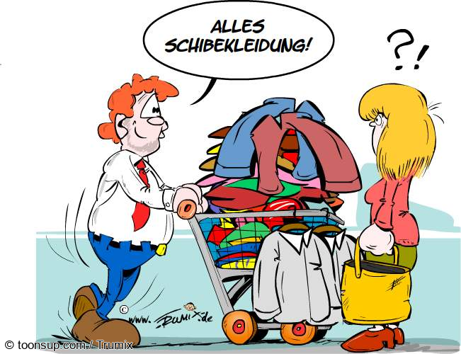Cartoon: Wieder mal was Flaches ... 1