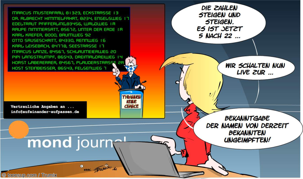 Cartoon: Härte Gangart ... 1