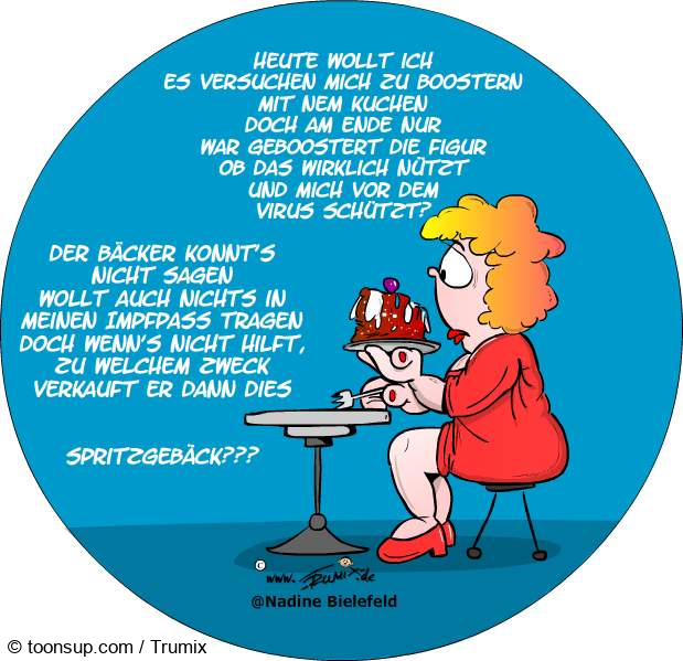 Cartoon: Boostern und seine Nebenwirkungen 1