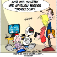 Wenn's  mal wieder länger dauert: Draussen, das neue Onlinegame, ab 3 Jahre