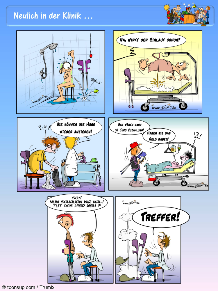 Cartoon: Neulich in der Klinik 1