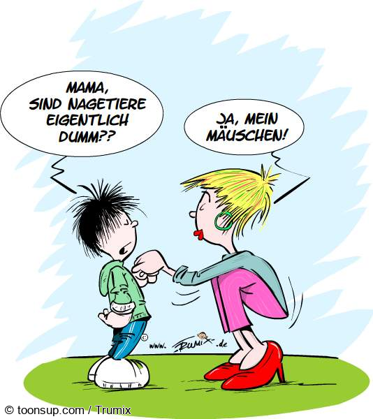 Cartoon: Einfach mal nett sein ... 1