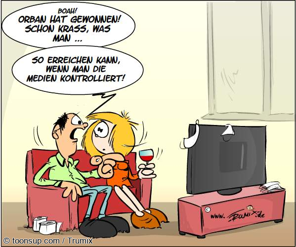 Cartoon: Orban hat gewonnen ... 1