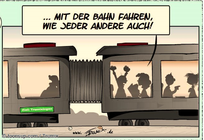 Cartoon: Pendlerfreuden 3