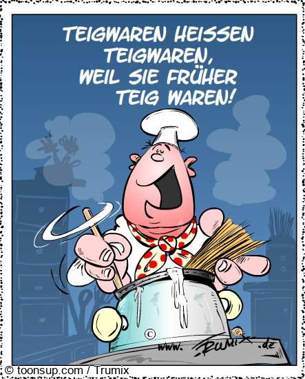 Cartoon: Teigwaren 1