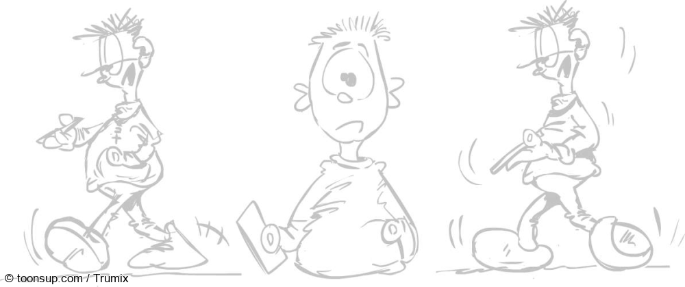 Comic: Einfach mal die Seite wechseln ... 1