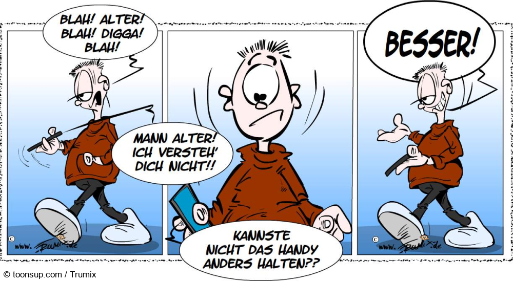Comic: Einfach mal die Seite wechseln ... 5