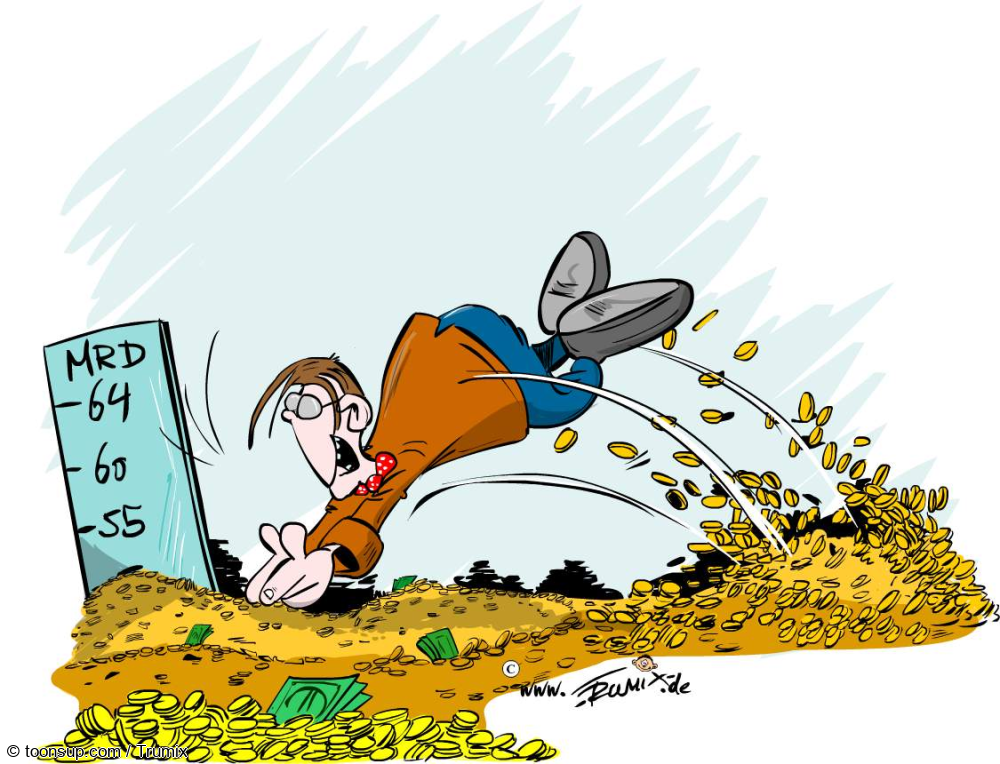Cartoon: Ein Traum wird wahr ... Yippiejaja-yippie-yippie-yeah ... 1