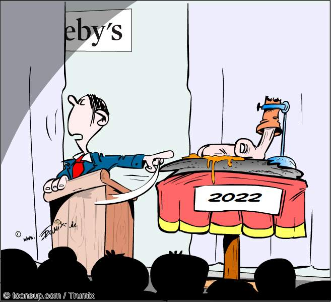 Cartoon: Neulich im Auktionshaus ... 1