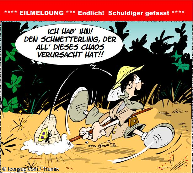 Cartoon: Endlich: Die Jagd ist zu Ende. Schuldiger gefasst ... 1