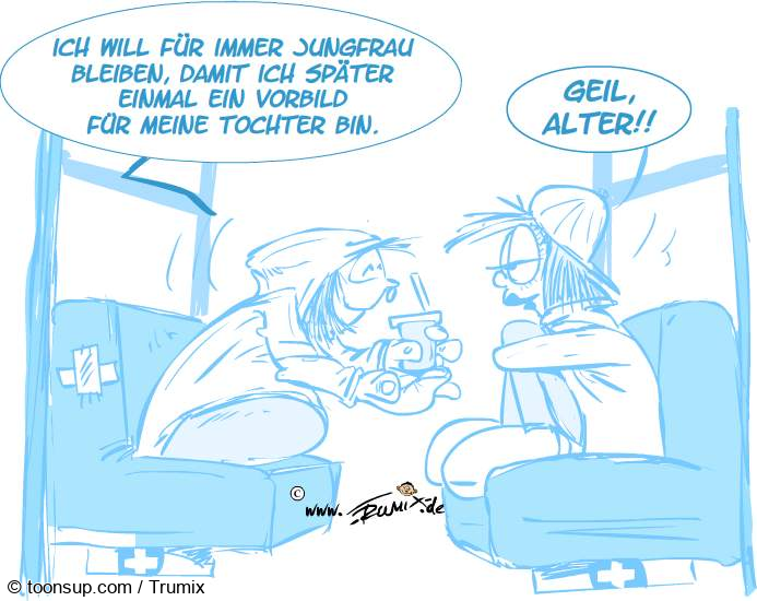 Cartoon: Neulich in der U-Bahn ... 1
