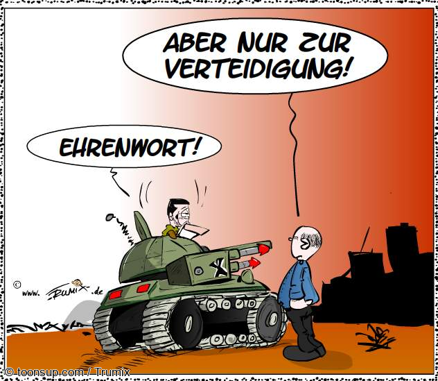Cartoon: Ehrenwort 1