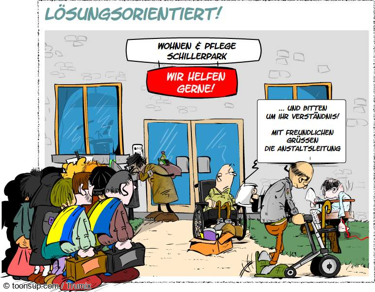 Cartoon: Vierzig / Einhundertzehn: Hoffentlich wird das keine Serie 2