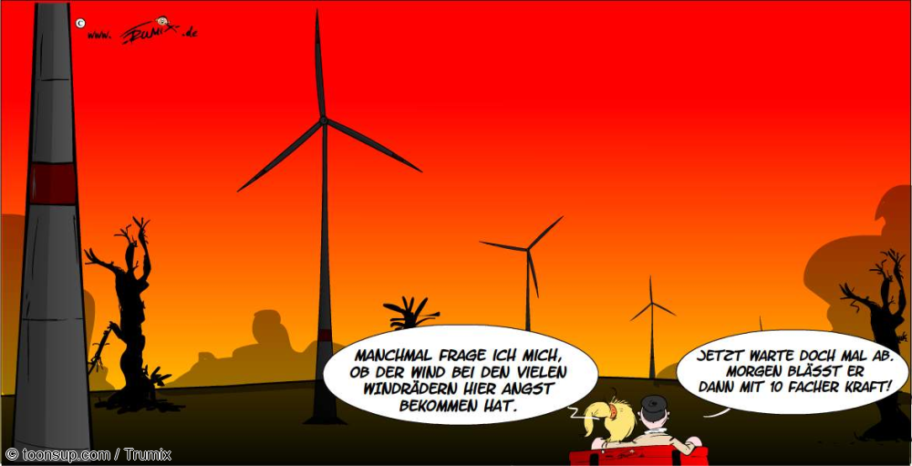 Cartoon: Kein Wind 1