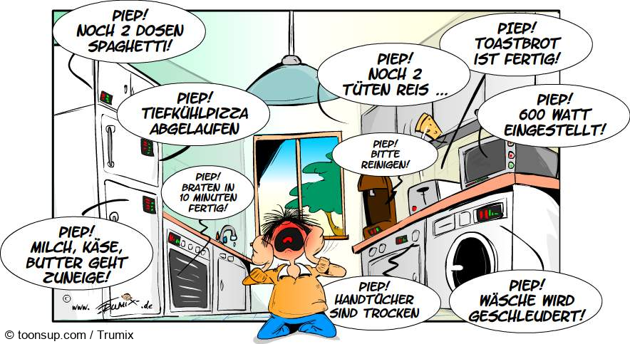 Comic: Alles unter Kontrolle. Smartes Home ... 1
