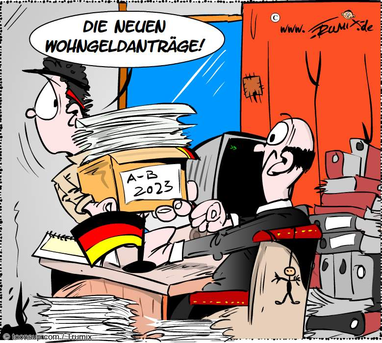 Cartoon: Wohngeldreform 1
