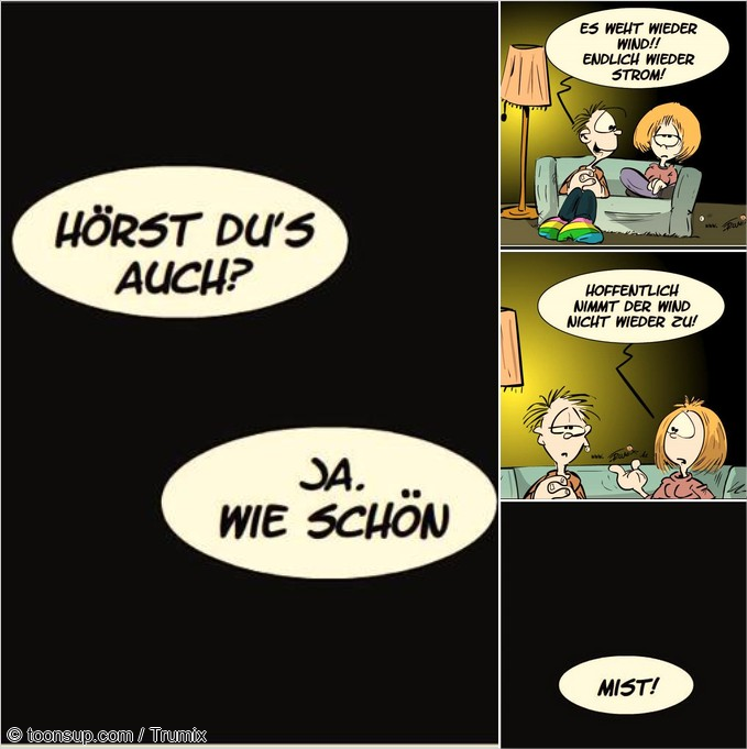 Comic: Endlich wieder Wind im Süden ... 1