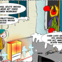 Heute bleibt die Wohnung kalt, heut' geh'n wir ...