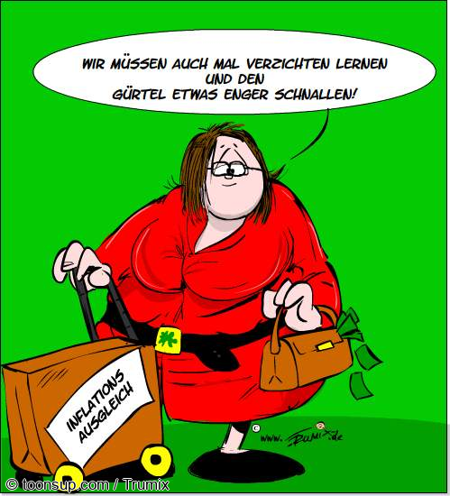 Cartoon: Inflationsausgleich 1