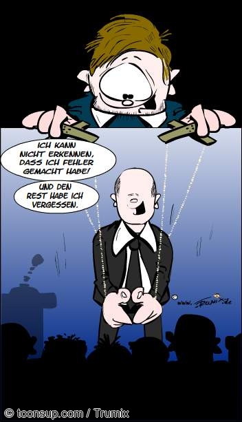 Cartoon: Teflon Olaf 1