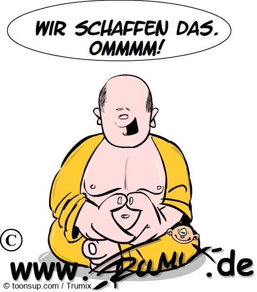 Cartoon: Keine Angst. Wir schaffen das ... 1
