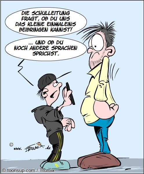 Cartoon: In BaWü fehlen zum Schulbeginn 565 Lehrer 1