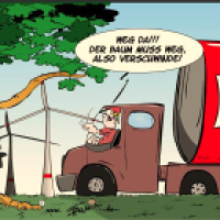 Einer steht noch ...