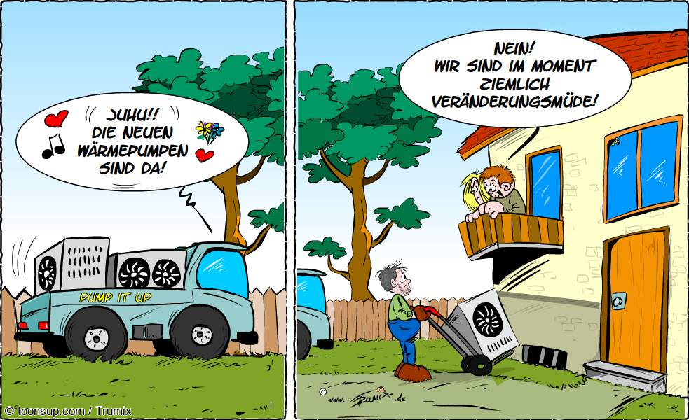 Cartoon: Veränderungsmüde 1