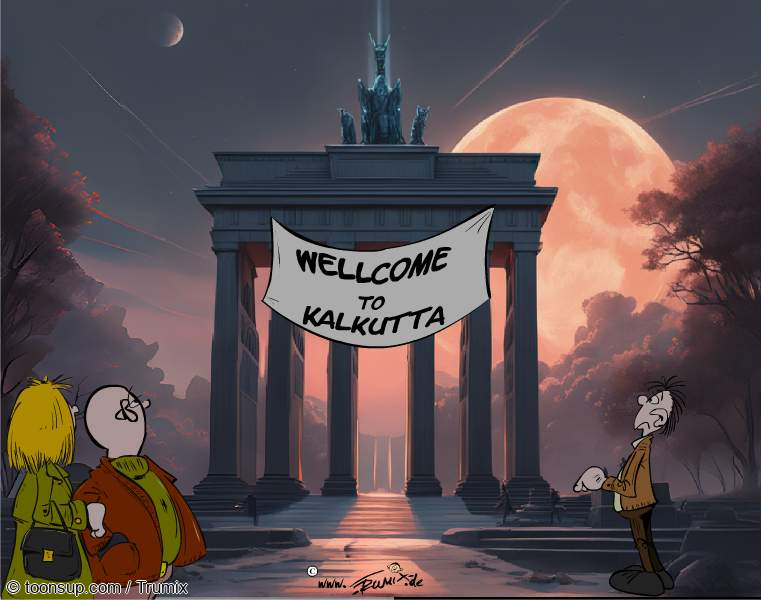 Cartoon: Wellcome to Kalkutta 1