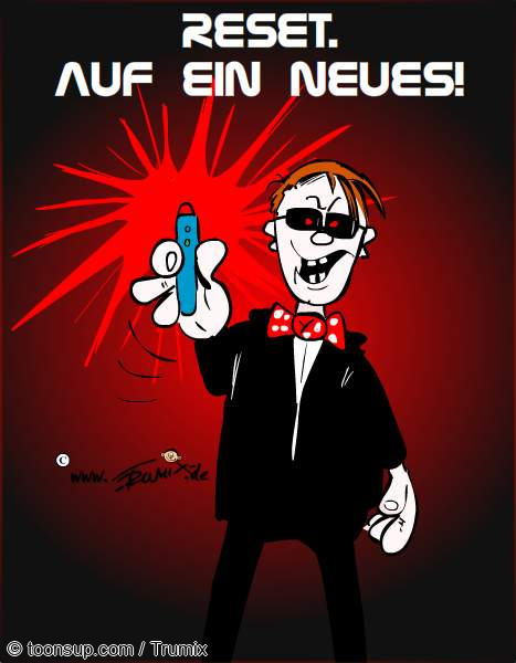 Cartoon: Reset. Auf ein Neues ... 1