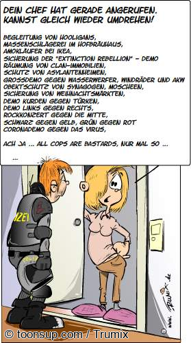 Cartoon: Kannst gleich wieder umdrehen ... 2
