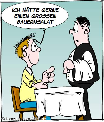 Comic: Da habt ihr den Salat 1