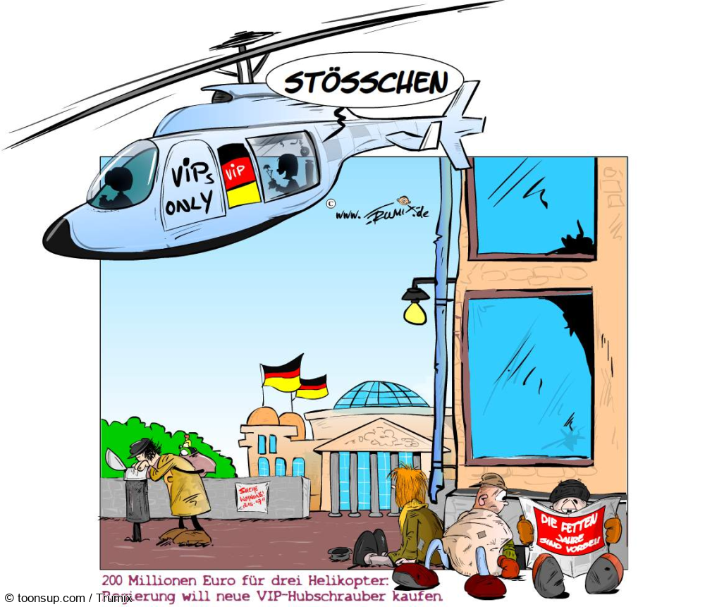 Cartoon: Nur keine falsche Bescheidenheit ... 1