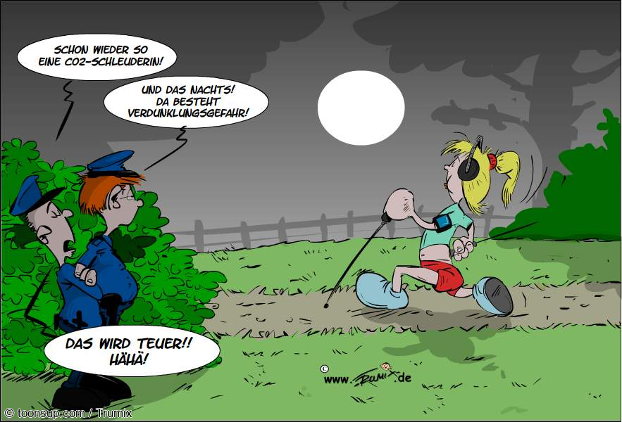 Cartoon: CO2-Abgabe 1