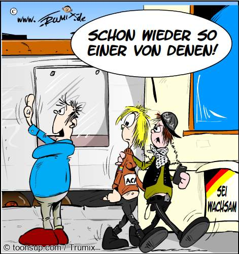 Cartoon: Melden, melden, melden .... 1