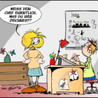 Die Nerven liegen blank =>  Weiss dein Chef, was du hier machst
