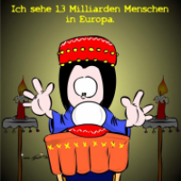 1,3 Milliarden Menschen in Europa