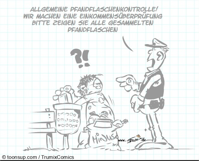 Cartoon: Jeder Euro zählt ... 2