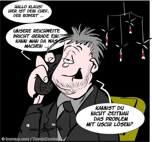 Cartoon: EIn Anruf genügt ... 1