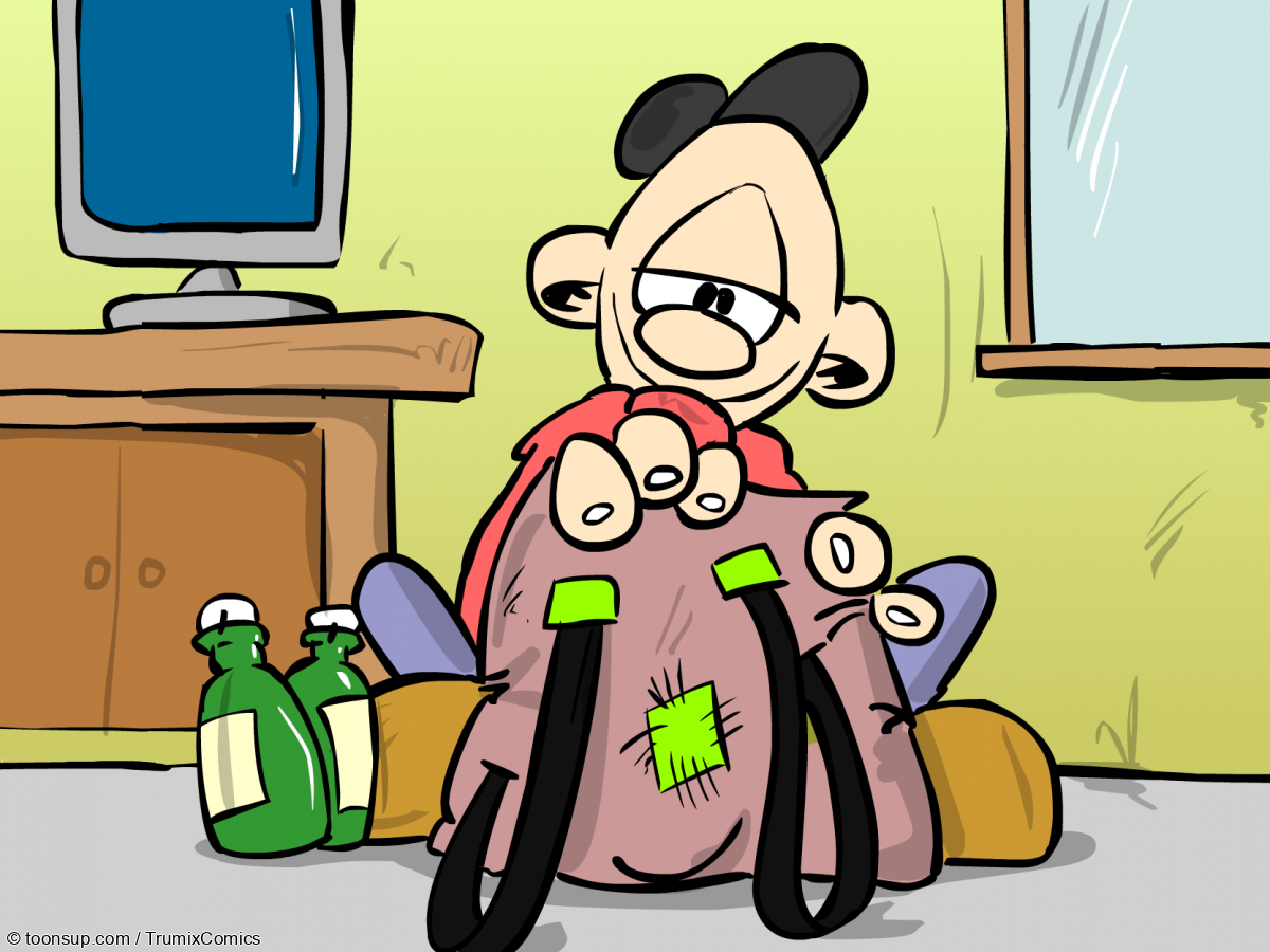 Animation: Endlich mal die Ruhe geniesen ... 2