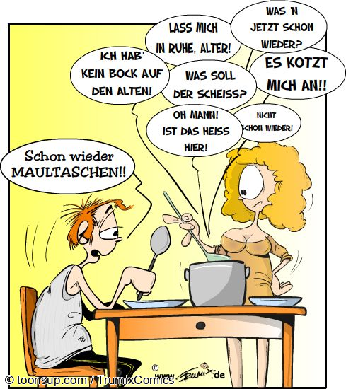 Cartoon: Maultaschen 1