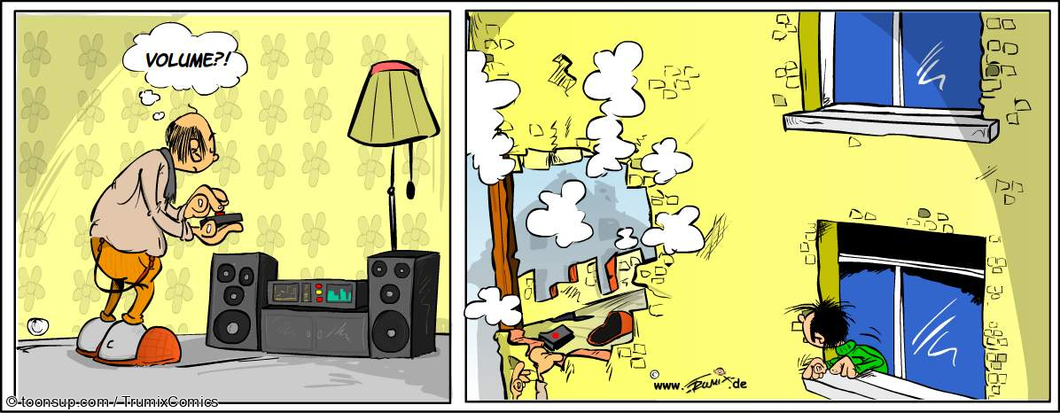 Comic: Die neue Soundanlage ist da ... 1